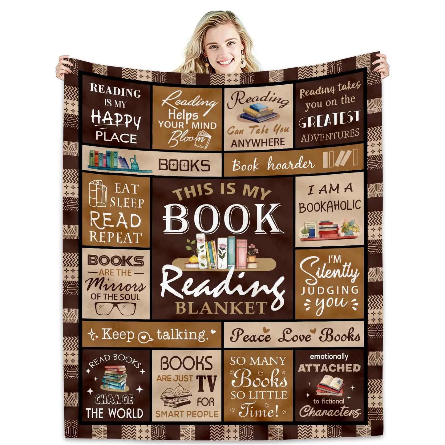 Cozy Reader's Gift Blanket