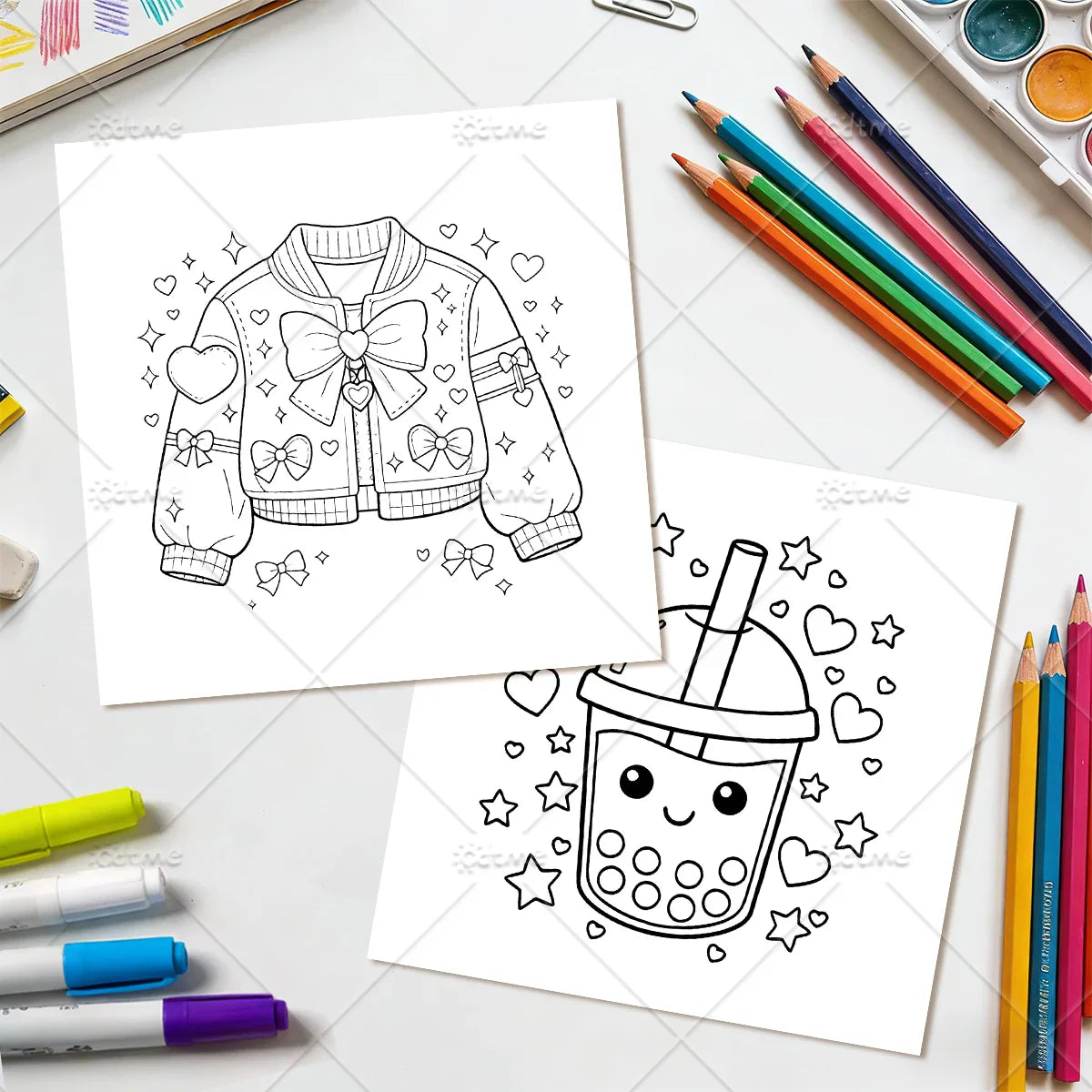 K-POP Relaxation Coloring Fun