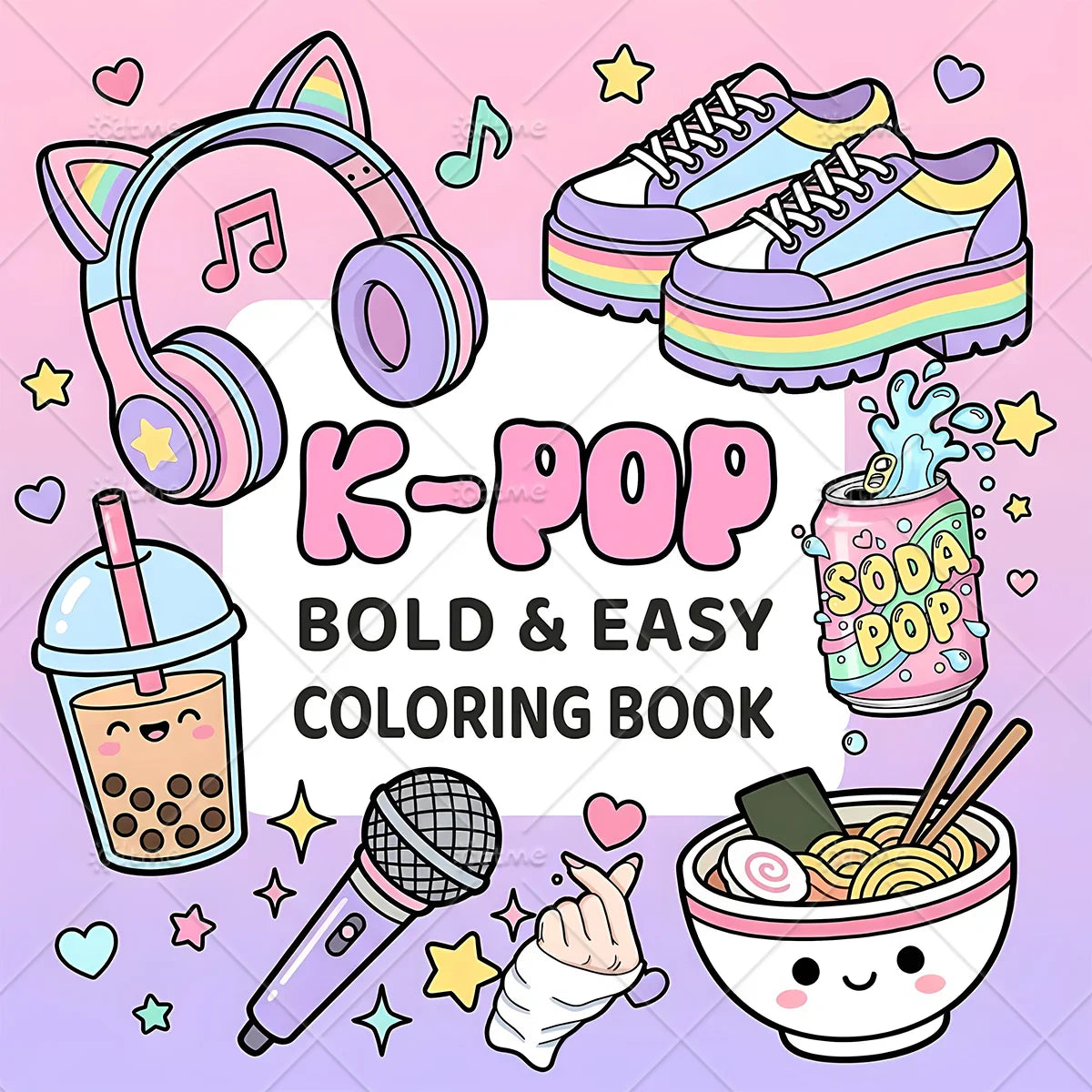 K-POP Relaxation Coloring Fun