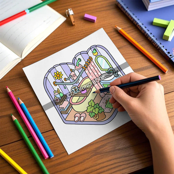 Little Corner Cozy Coloring Book