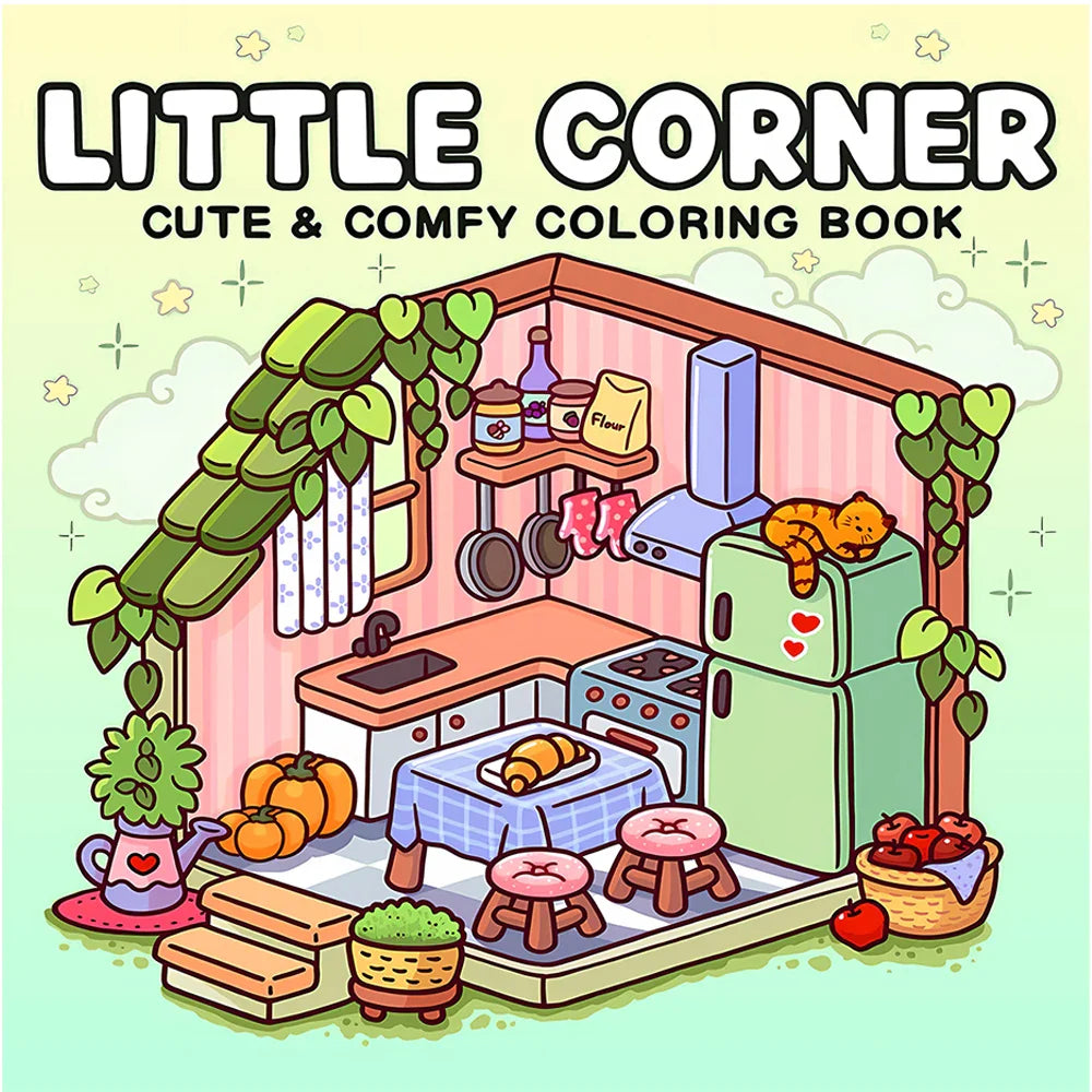 Little Corner Cozy Coloring Book