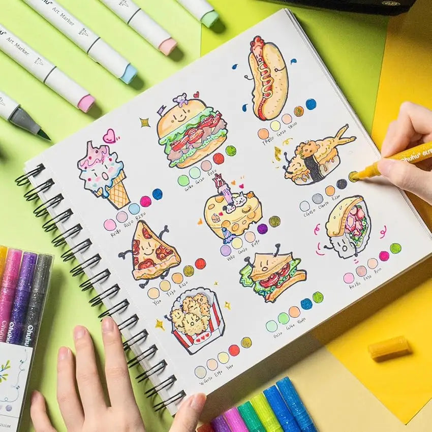 Ohuhu Vibrant Marker Set