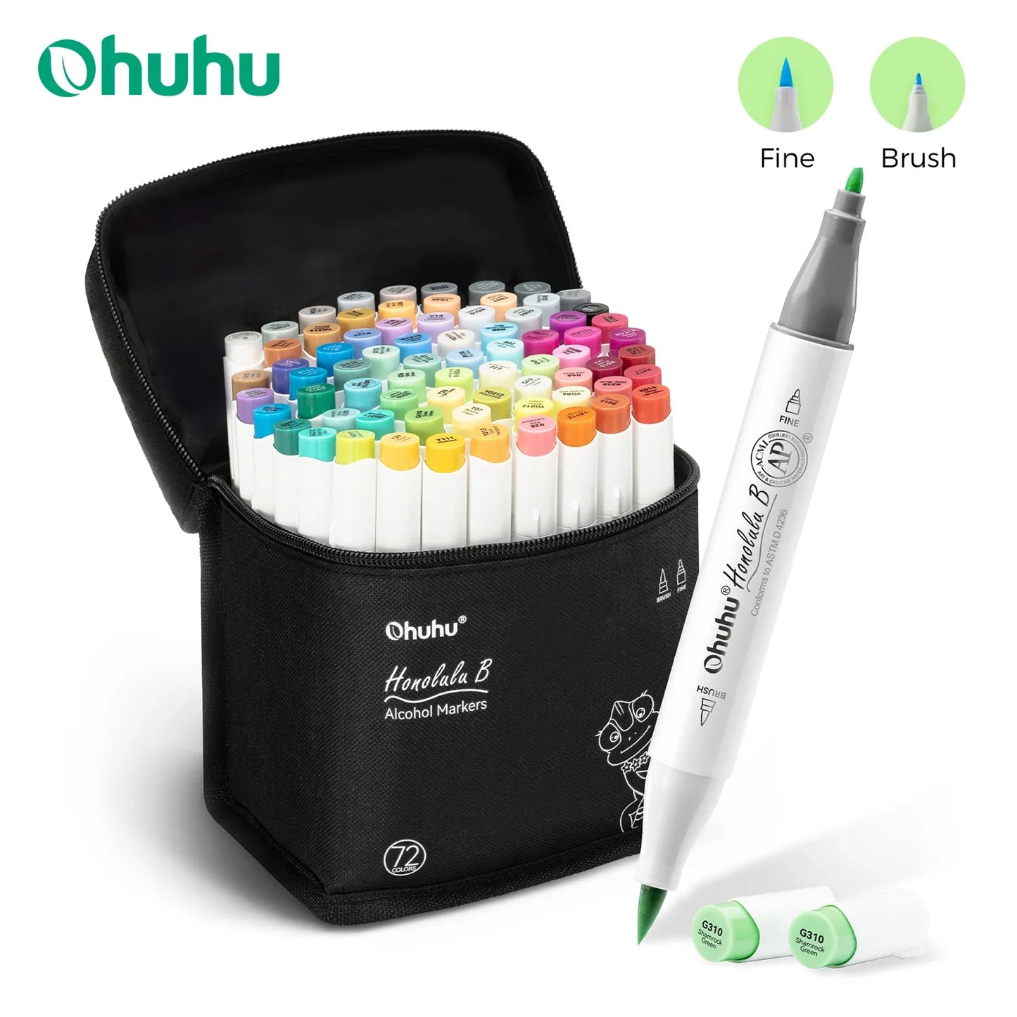 Ohuhu Vibrant Marker Set