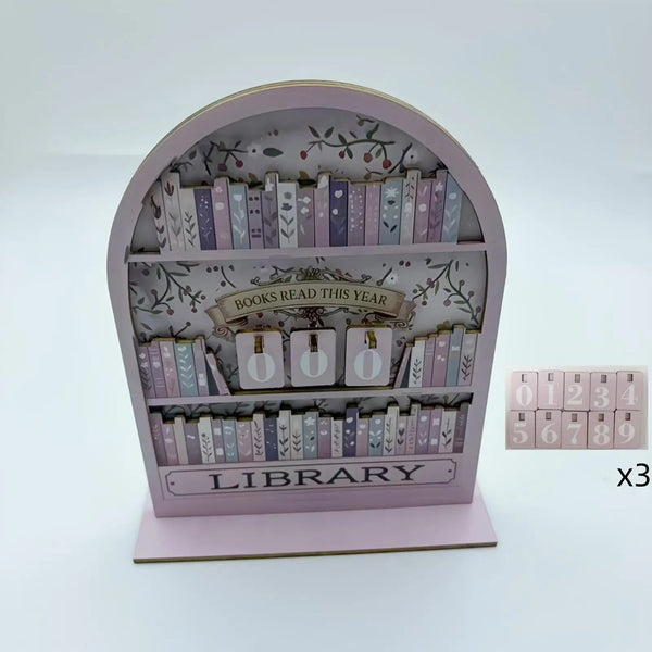 Charming Book Count Decor