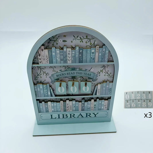 Charming Book Count Decor