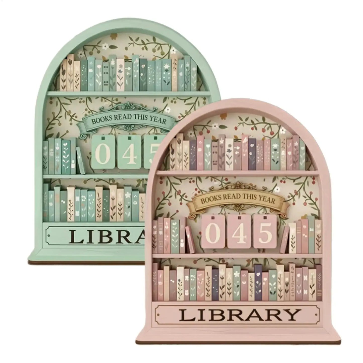 Charming Book Count Decor