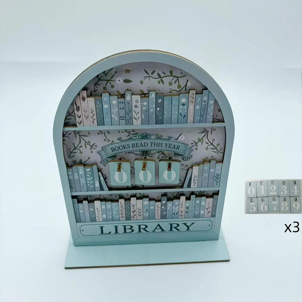 Charming Book Count Decor